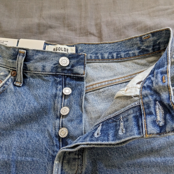 Agolde Relaxed Boot Mid Rise Jeans in Wireless - Picture 5 of 13